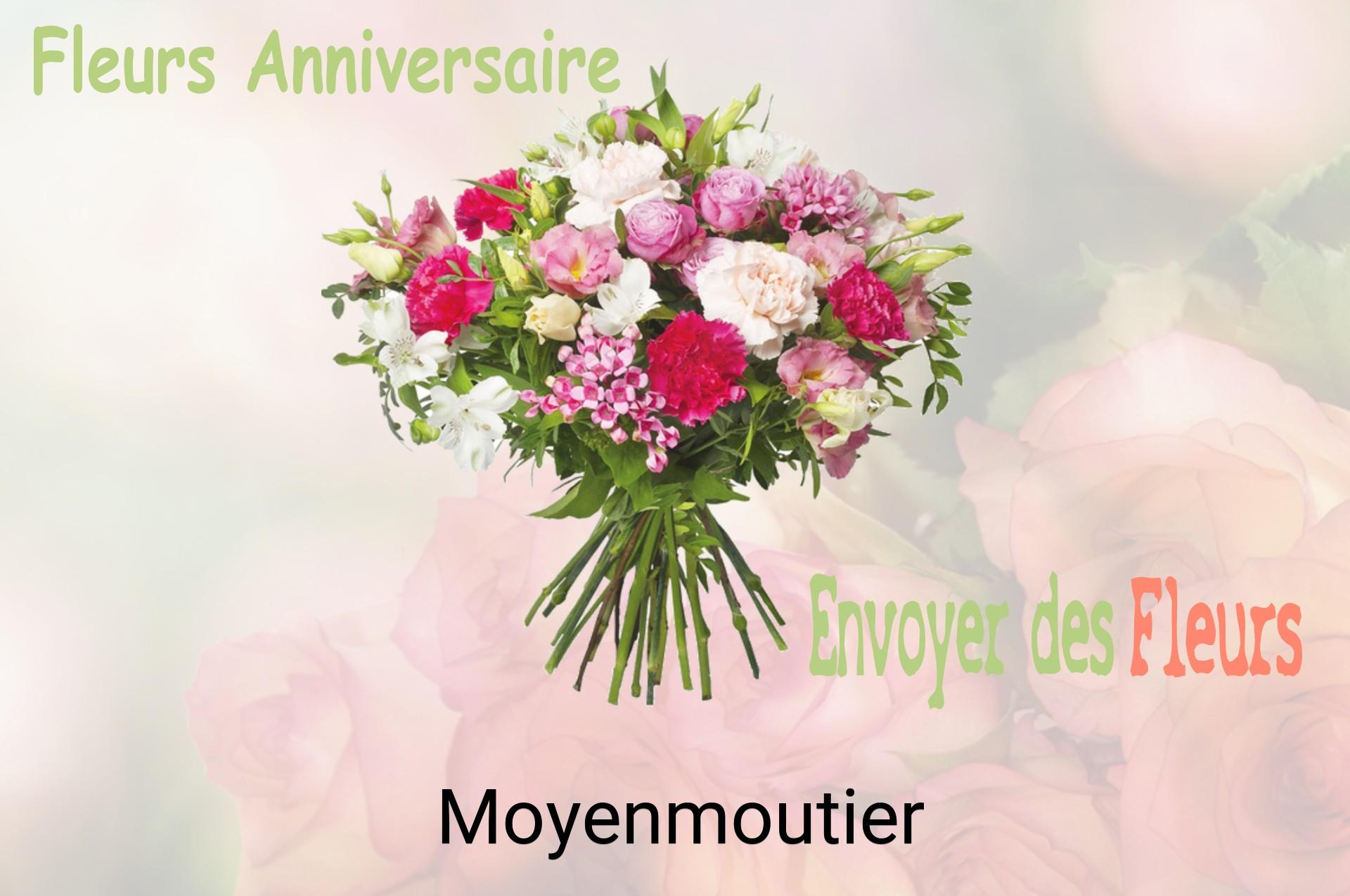 Bouquet de fleurs d’anniversaire livré à Moyenmoutier